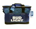 Bud Light Soft Sided Cooler Beverage Bag with Token Key Chain - Blue