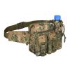 Tactical Waist Bag Denim Waistbag With Water Bottle Holder For Outdoor Traveling Camping Hunting Cycling