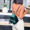 Fashion Backpack Women Mini Fur Ball School Bags