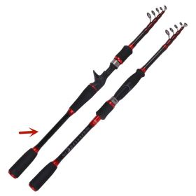 MH Shrinking Rod Straight Shank Shank Carbon Vibration Outlet Rod Fishing Tackle (Option: Gun handle-2.1)